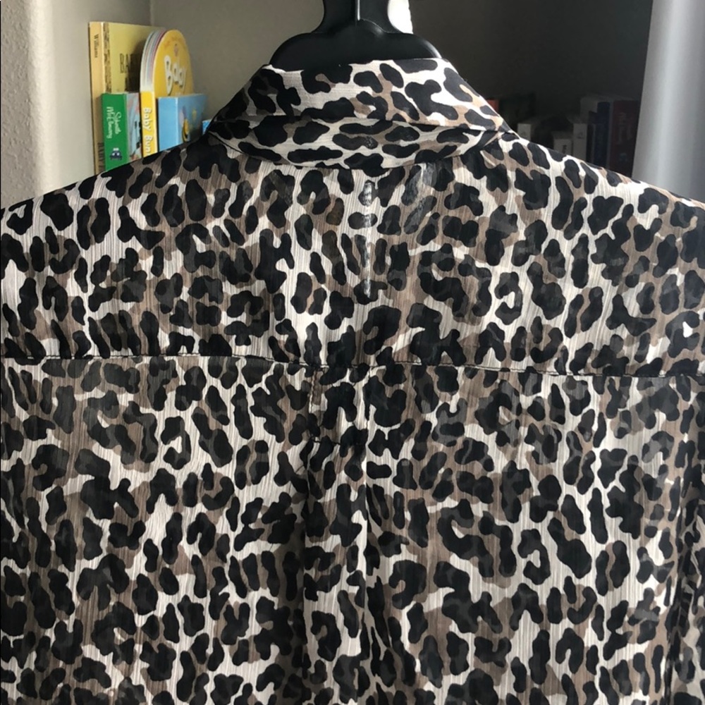 New French Connection Leopard Print Button Down B… - image 6